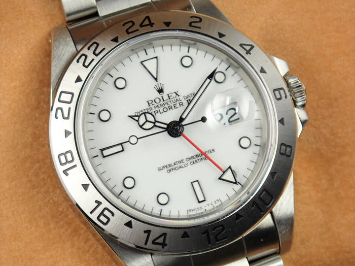 ロレックス エクスプローラーII Ref.16570 ホワイト文字盤 中古 explorer-173