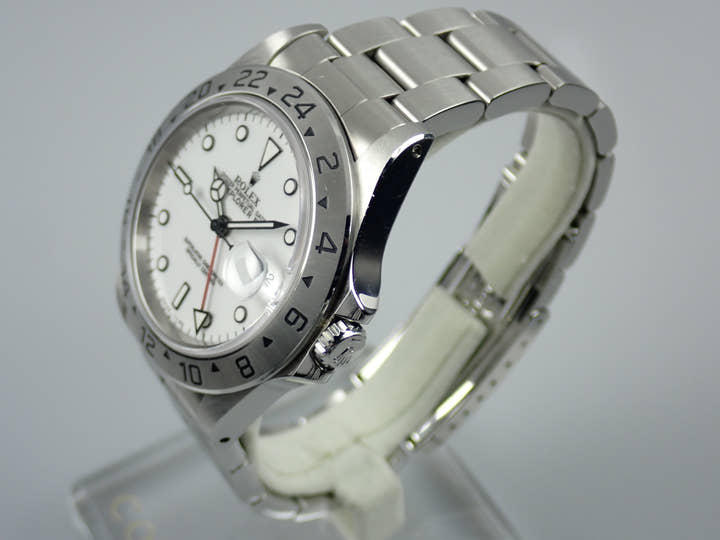ロレックス エクスプローラーII Ref.16570 ホワイト文字盤 中古 explorer-173