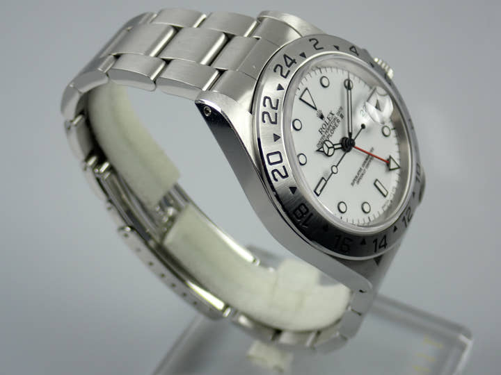 ロレックス エクスプローラーII Ref.16570 ホワイト文字盤 中古 explorer-173