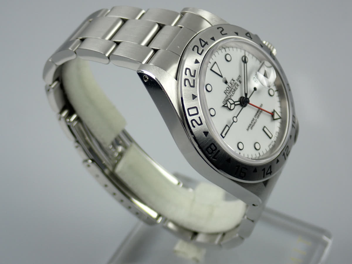 ロレックス エクスプローラーII Ref.16570 ホワイト文字盤 中古 explorer-173