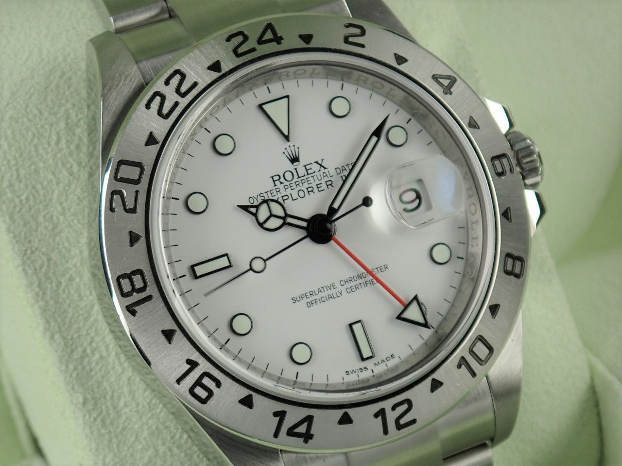 Rolex Explorer II White G serial number