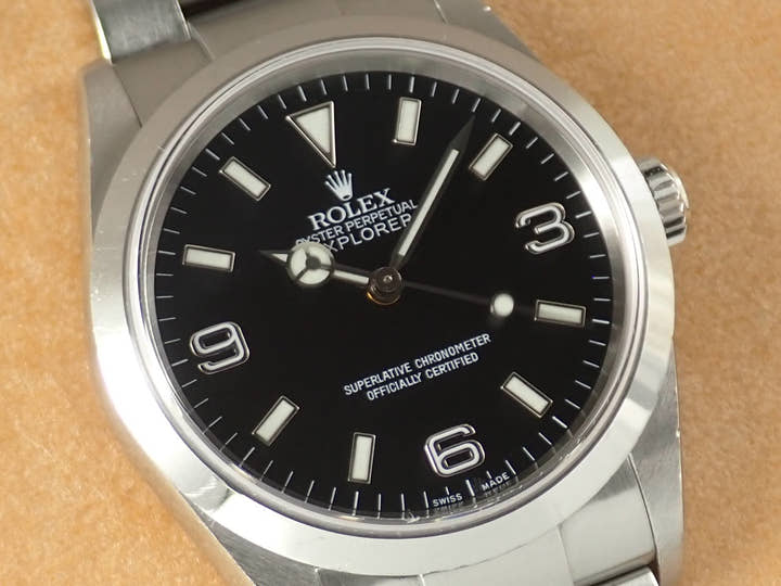 ロレックス エクスプローラーI Ref.114270 ステンレススチール ブラック文字盤