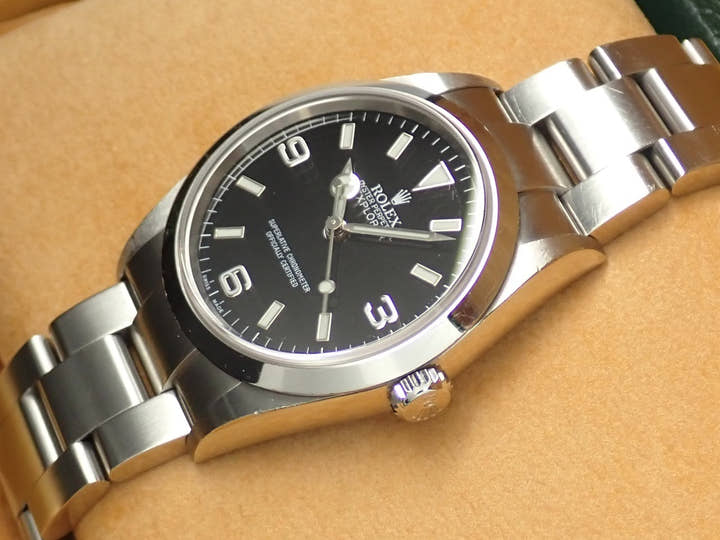 ロレックス エクスプローラーI Ref.114270 ステンレススチール ブラック文字盤