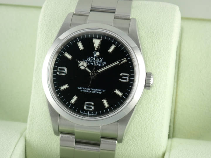 ロレックス エクスプローラーI Ref.114270 ブラック文字盤 中古 explorer-182