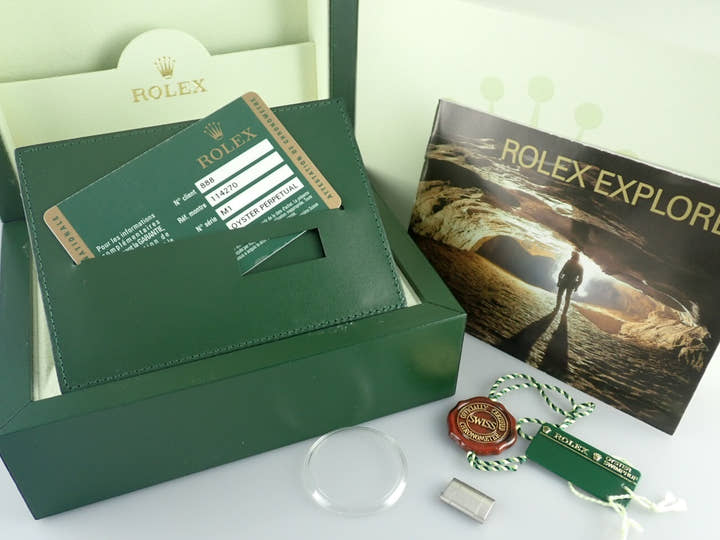 ロレックス エクスプローラーI Ref.114270 ブラック文字盤 中古 explorer-182