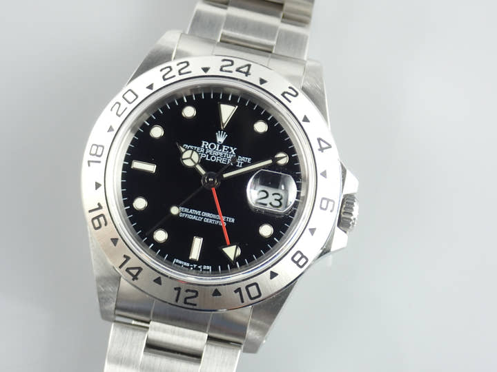 ロレックス エクスプローラーII Ref.16570 ブラック文字盤 中古 explorer-186-2