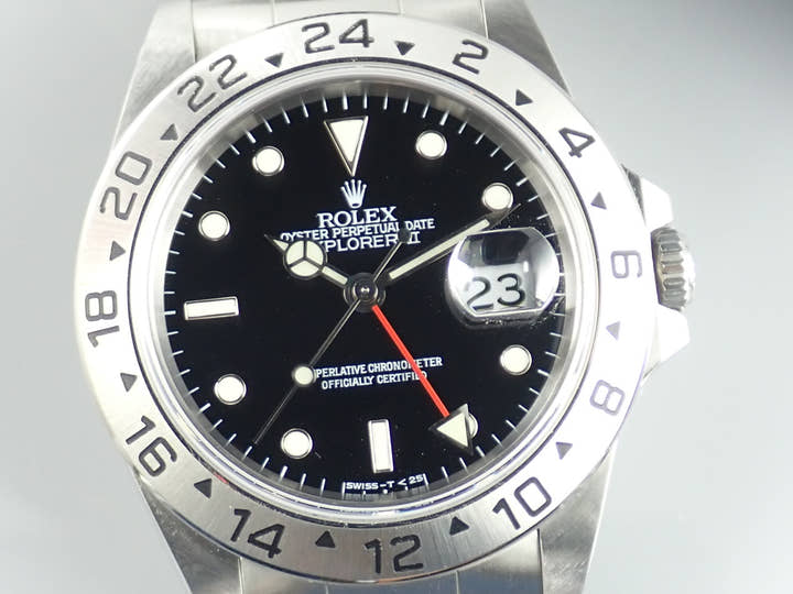 ロレックス エクスプローラーII Ref.16570 ブラック文字盤 中古 explorer-186-2