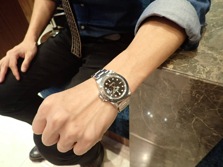 ロレックス エクスプローラーII Ref.16570 ブラック文字盤 中古 explorer-186-2