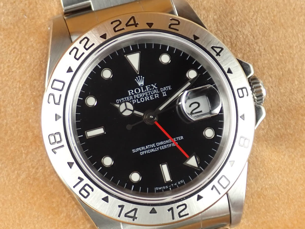 ロレックス エクスプローラーII Ref.16570 ブラック文字盤 中古 explorer-190