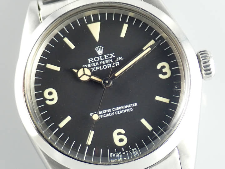 ロレックス エクスプローラーI Ref.1016 ブラック文字盤 中古 explorer-192