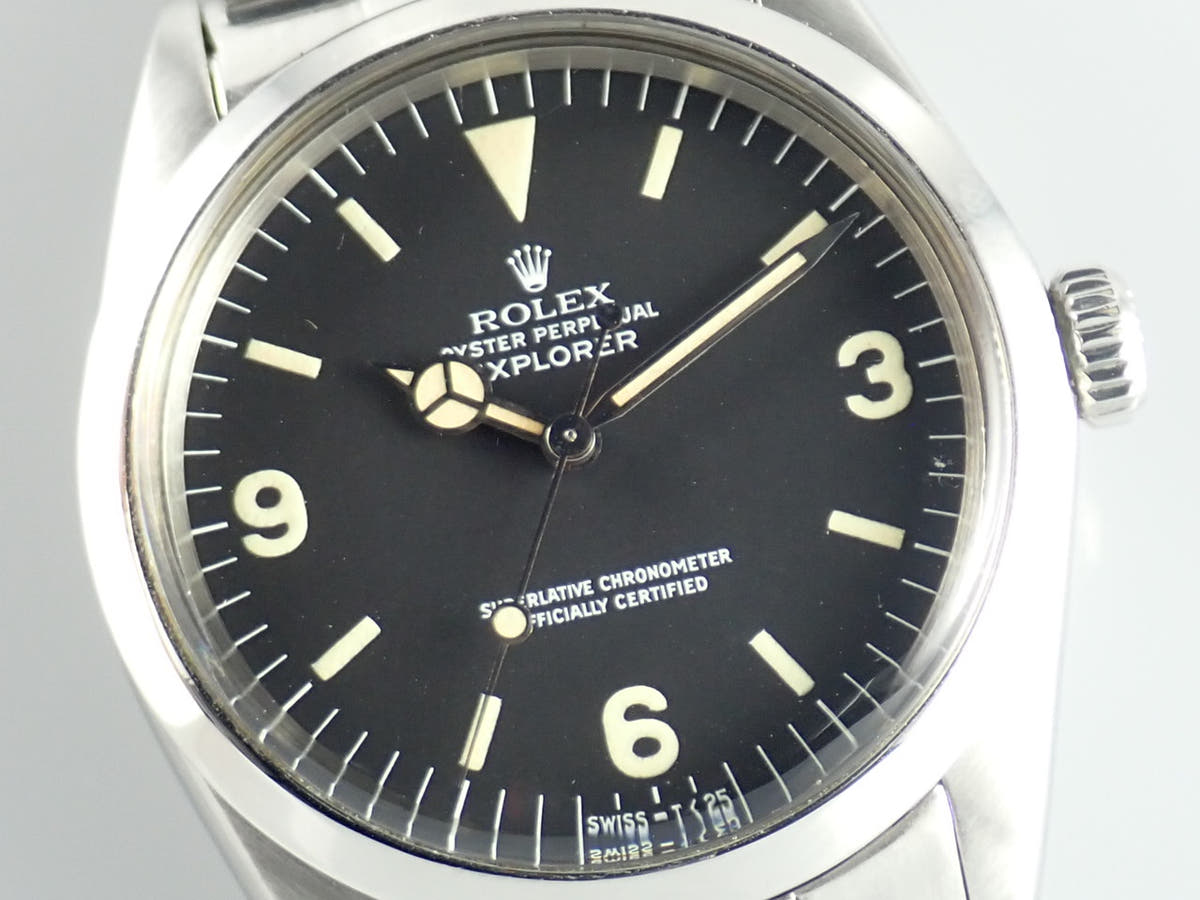 ロレックス エクスプローラーI Ref.1016 ブラック文字盤 中古 explorer-192