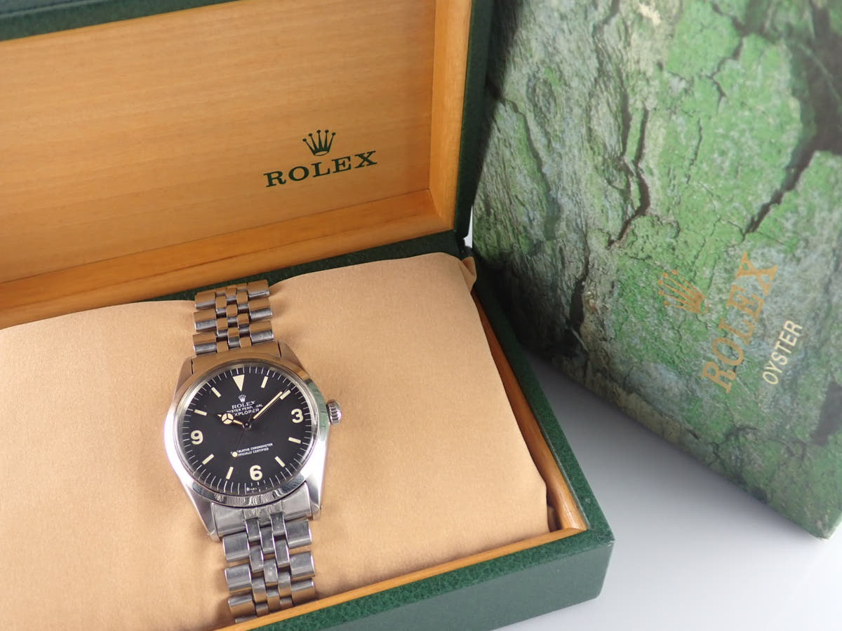 ロレックス エクスプローラーI Ref.1016 ブラック文字盤 中古 explorer-192