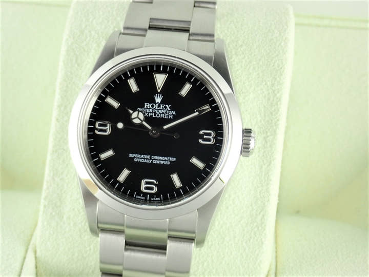 ロレックス エクスプローラーI Ref.114270 ブラック文字盤 中古 explorer-201