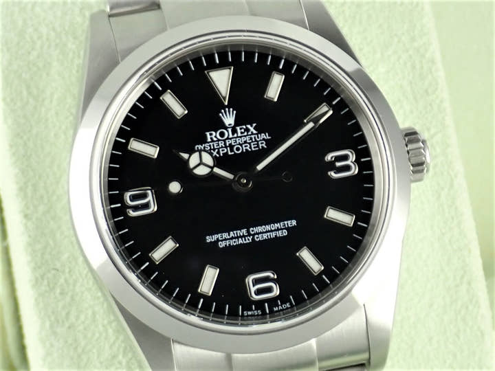 ロレックス エクスプローラーI Ref.114270 ブラック文字盤 中古 explorer-201