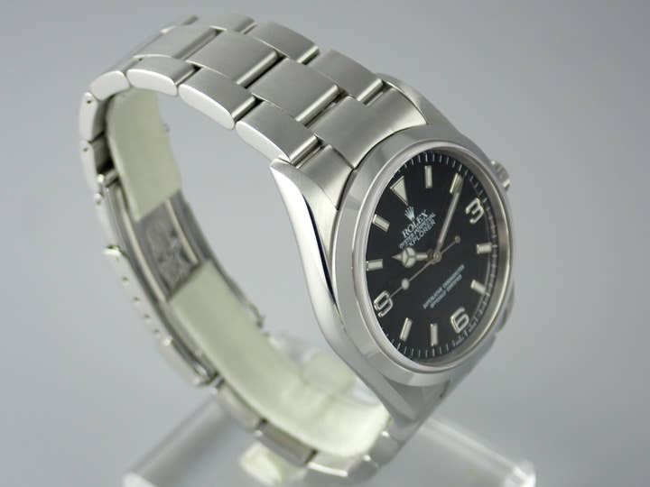 ロレックス エクスプローラーI Ref.114270 ブラック文字盤 中古 explorer-201