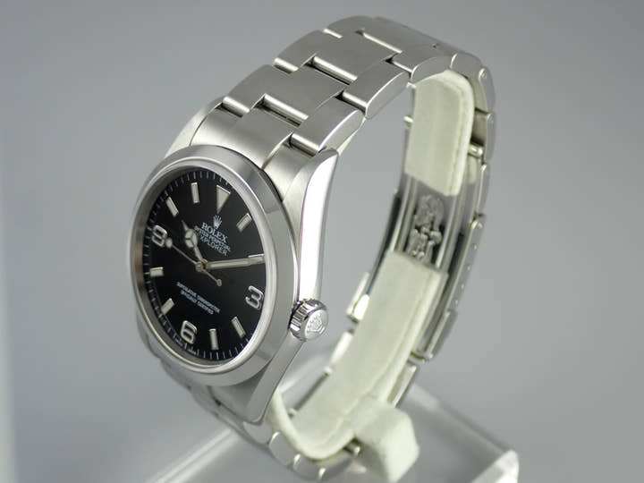 ロレックス エクスプローラーI Ref.114270 ブラック文字盤 中古 explorer-201