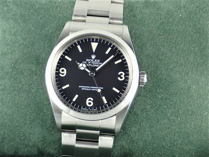 ロレックス エクスプローラーI Ref.1016 ブラック文字盤 中古 explorer-203