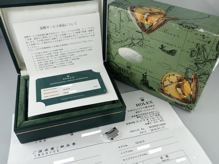 ロレックス エクスプローラーI Ref.1016 ブラック文字盤 中古 explorer-203