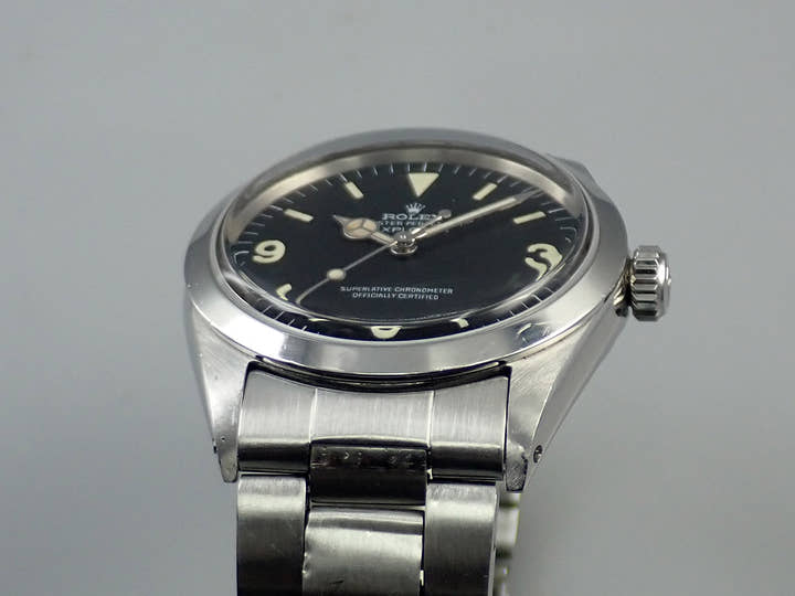 ロレックス エクスプローラーI Ref.1016 ステンレススチール ブラック文字盤