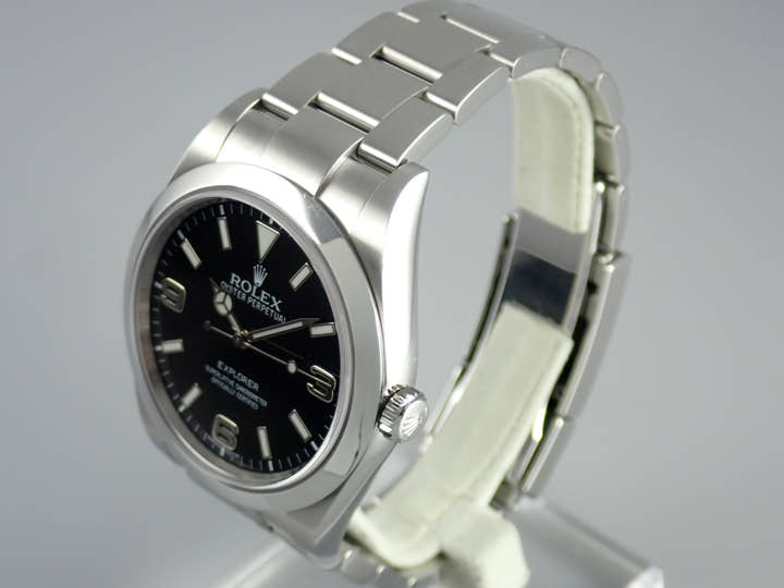 ロレックス エクスプローラー Ref.214270 ブラック文字盤 中古 explorer-205