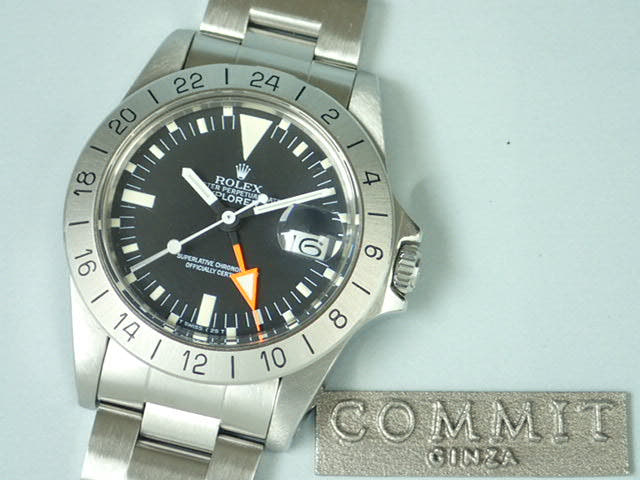 ロレックス エクスプローラーII Ref.1655 ブラック文字盤 中古 explorer-21