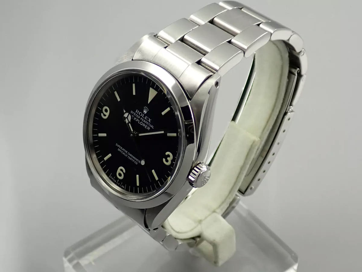 ロレックス エクスプローラーI Ref.1016 ブラック文字盤 中古 7CRYFUZL