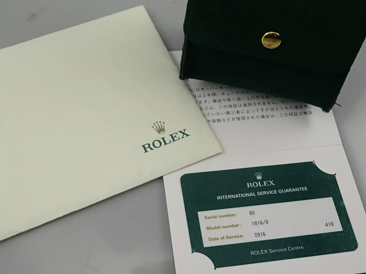 ロレックス エクスプローラーI Ref.1016 ブラック文字盤 中古 7CRYFUZL