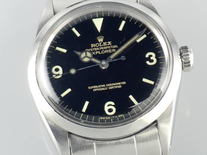 ロレックス エクスプローラー Ref.1016M ブラック文字盤 中古 explorer-214