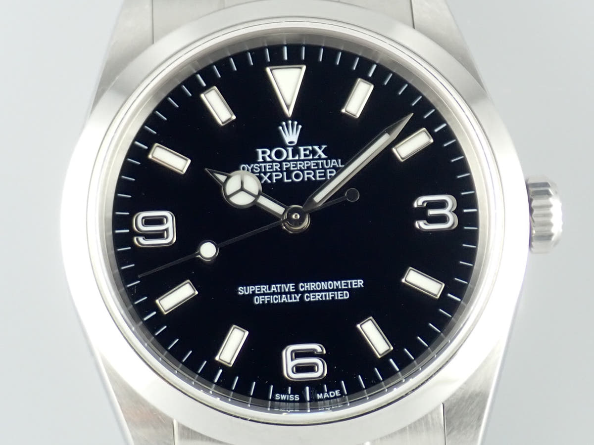 ロレックス エクスプローラーI Ref.114270 ブラック文字盤 中古 explorer-215