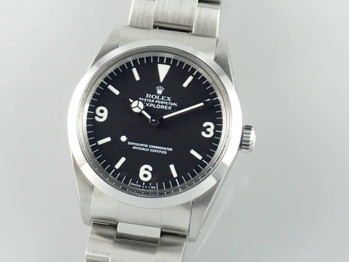 ロレックス エクスプローラーI Ref.1016 ブラック文字盤 中古 explorer-216