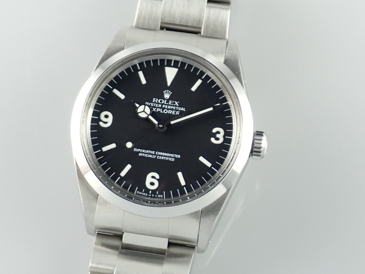 ロレックス エクスプローラーI Ref.1016 ブラック文字盤 中古 explorer-216