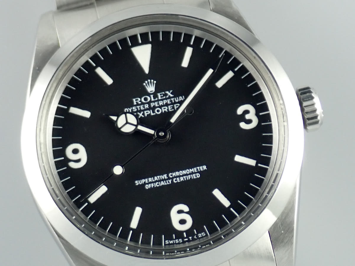 ロレックス エクスプローラーI Ref.1016 ブラック文字盤 中古 explorer-216