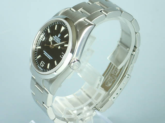 ロレックス エクスプローラーI Ref.114270 ブラック文字盤 中古 explorer-22