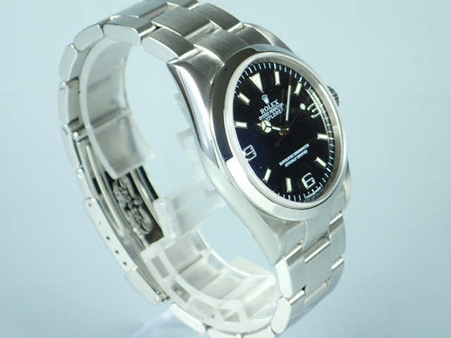 ロレックス エクスプローラーI Ref.114270 ブラック文字盤 中古 explorer-22