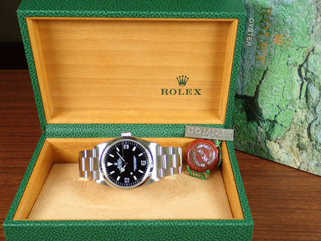 ロレックス エクスプローラーI Ref.114270 ブラック文字盤 中古 explorer-22