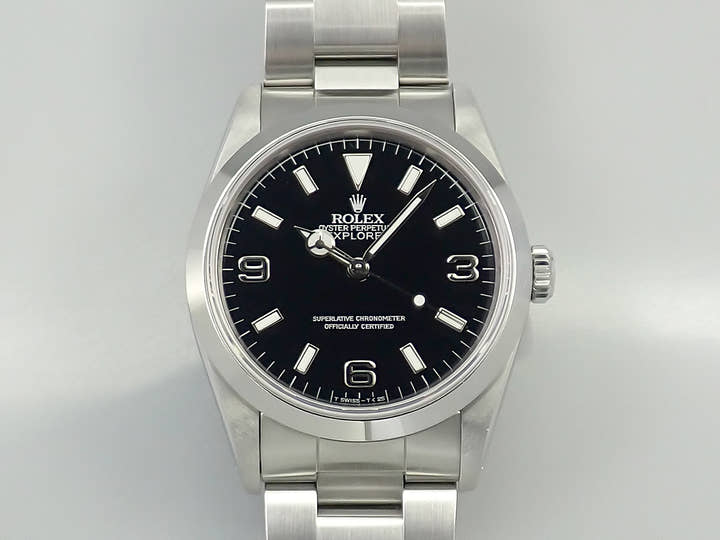 ロレックス エクスプローラーI Ref.14270 ステンレススチール ブラック文字盤