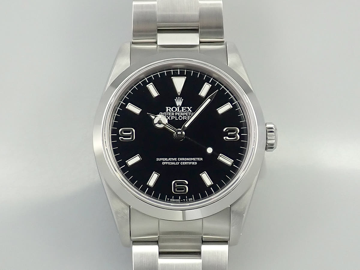 ロレックス エクスプローラーI Ref.14270 ブラック文字盤 中古 YMYK9KVR