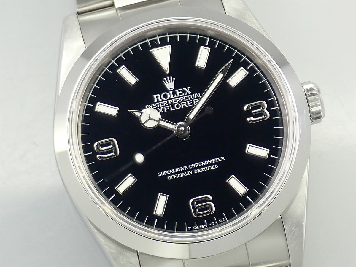ロレックス エクスプローラーI Ref.14270 ブラック文字盤 中古 YMYK9KVR