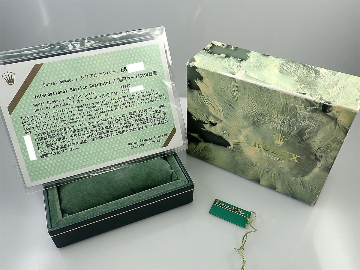 ロレックス エクスプローラーI Ref.14270 ブラック文字盤 中古 YMYK9KVR