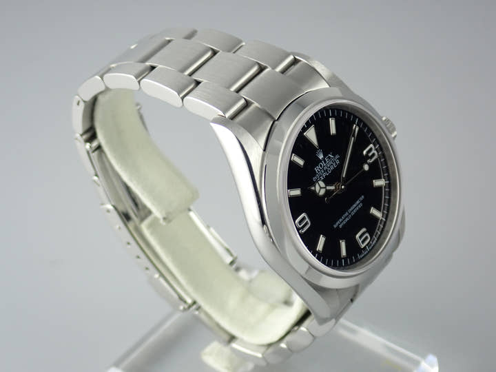 ロレックス エクスプローラーI Ref.114270 ブラック文字盤 中古 explorer-222