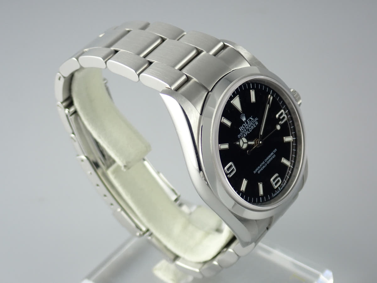 ロレックス エクスプローラーI Ref.114270 ブラック文字盤 中古 explorer-222