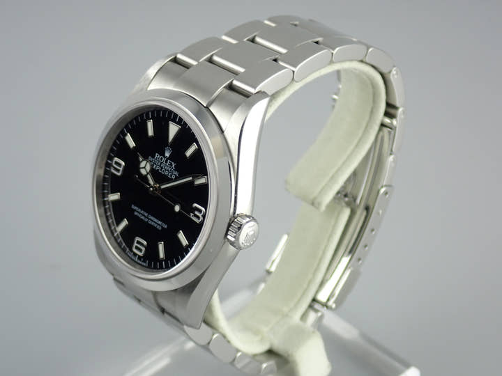 ロレックス エクスプローラーI Ref.114270 ブラック文字盤 中古 explorer-222