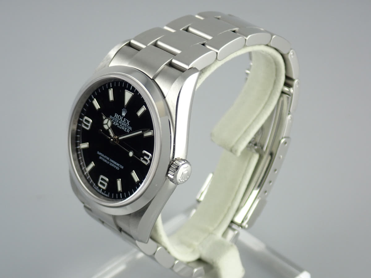 ロレックス エクスプローラーI Ref.114270 ブラック文字盤 中古 explorer-222