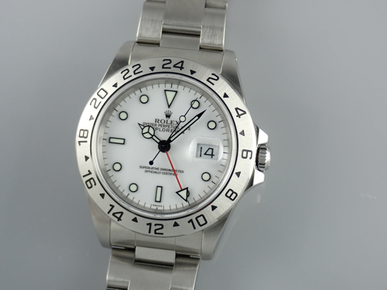 Rolex Explorer II White Dial A-Series ONLY SWISS Dial &lt;Warranty Card &amp; Box&gt;