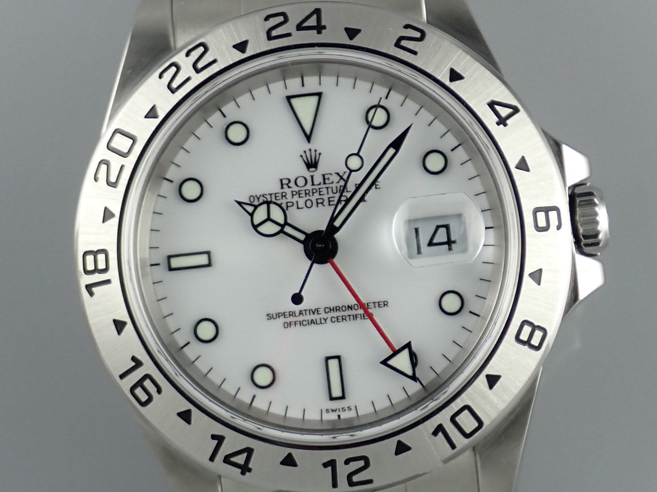 Rolex Explorer II White Dial A-Series ONLY SWISS Dial &lt;Warranty Card &amp; Box&gt;