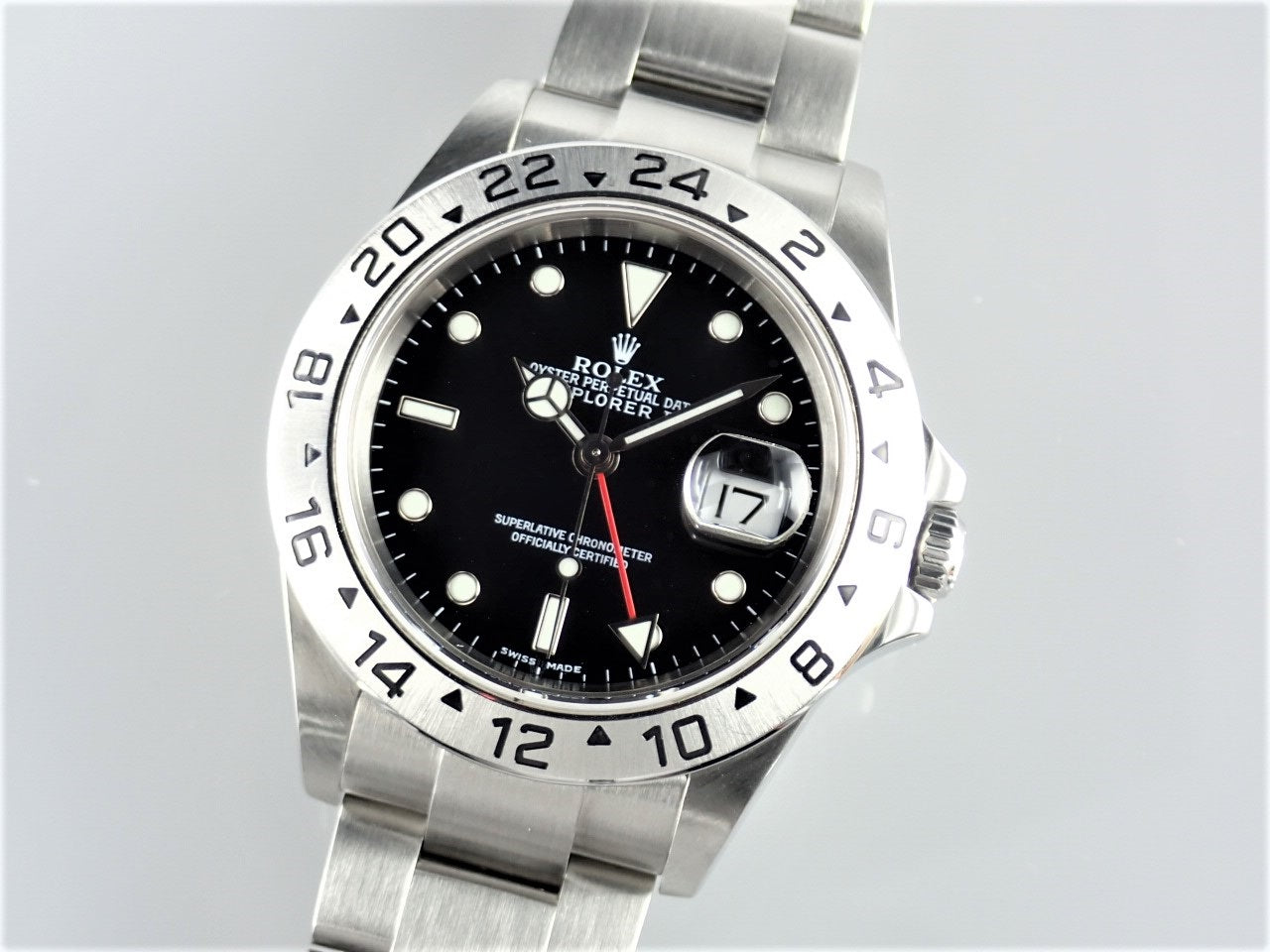 Rolex Explorer II Black Dial F Series &lt;Warranty and Box&gt;