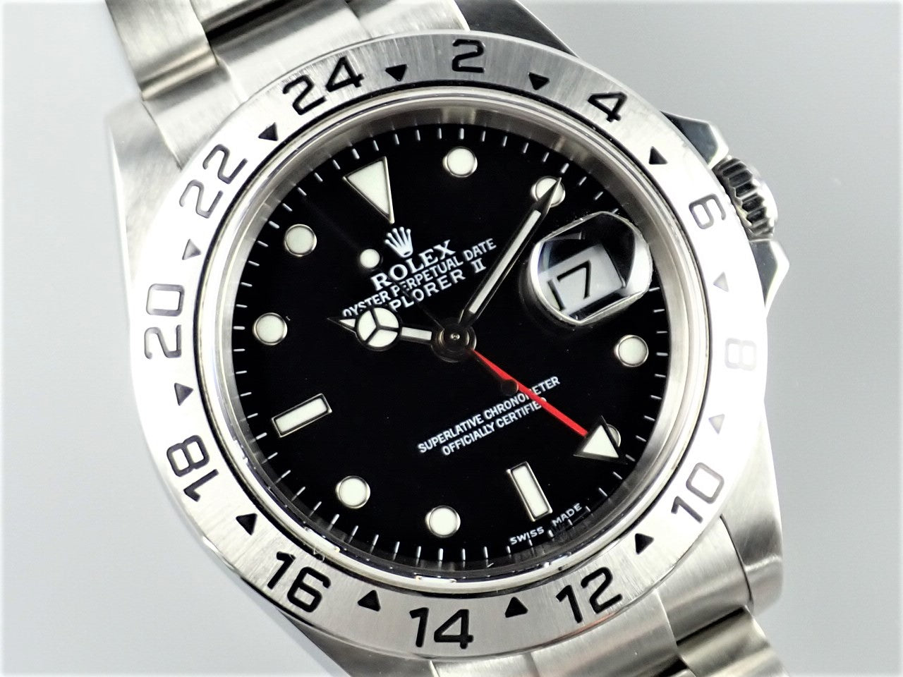 Rolex Explorer II Black Dial F Series &lt;Warranty and Box&gt;