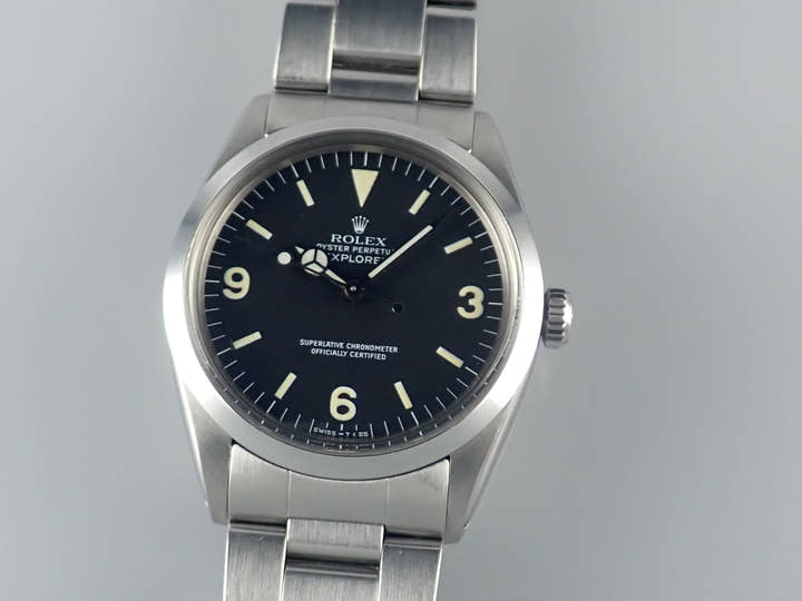 ロレックス エクスプローラーI Ref.1016 ブラック文字盤 中古 explorer-231