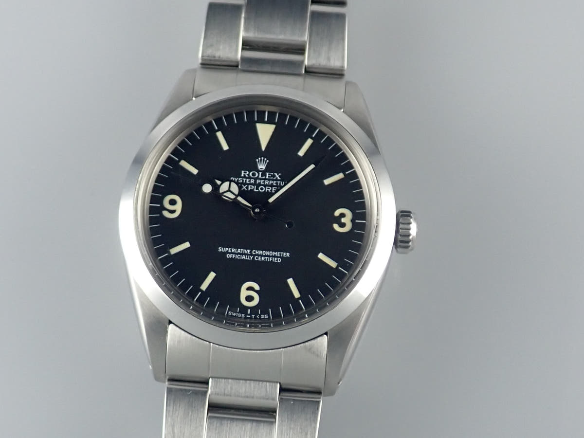 ロレックス エクスプローラーI Ref.1016 ブラック文字盤 中古 explorer-231