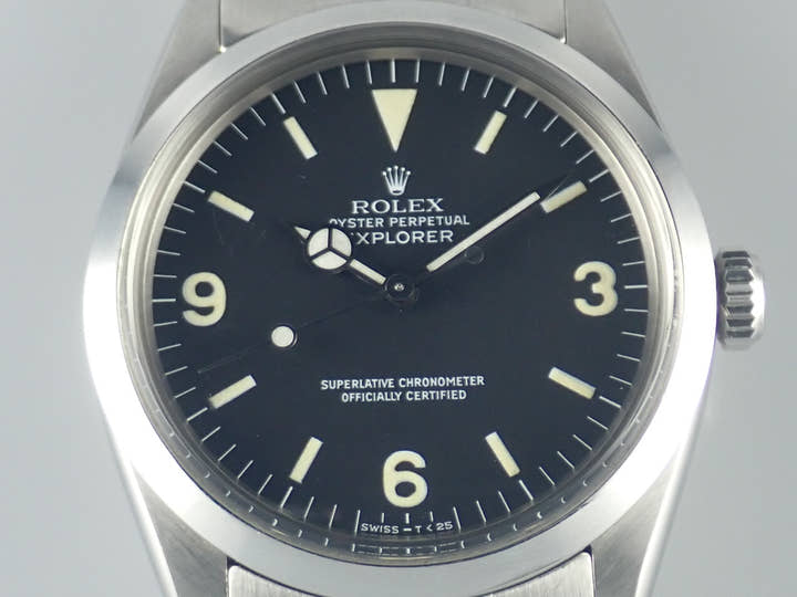 ロレックス エクスプローラーI Ref.1016 ブラック文字盤 中古 explorer-231